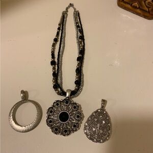 Vintage Premier Designs  Costume Necklace Set